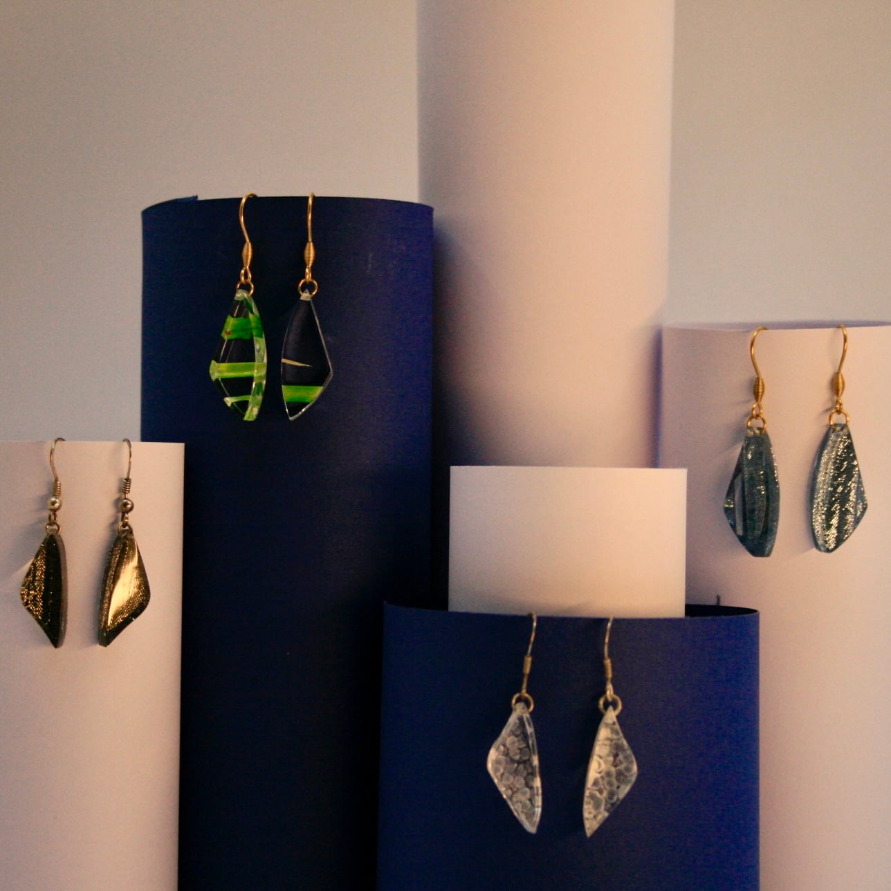 Boucles d’oreilles Alma — bijou Desmée fait main à Nevers